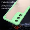 Phonesta Shockproof Armor Back Cover Hülle für Samsung Galaxy S25 Plus/S24 Plus - Grün 4