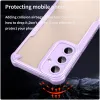 Phonesta Shockproof Armor Back Cover Hülle für Samsung Galaxy S25 Plus/S24 Plus - Lila 4