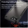 Phonesta Shockproof Armor Back Cover Hülle für Apple iPhone 17e/16e - Schwarz 4