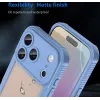 Phonesta Shockproof Armor Back Cover Hülle für Apple iPhone 17 Pro - Blau 10