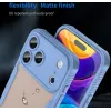 Phonesta Shockproof Armor Back Cover Hülle für Apple iPhone 17 Pro Max - Blau 8