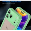 Phonesta Shockproof Armor Back Cover Hülle für Apple iPhone 17 Pro Max - Grün 8