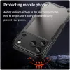 Phonesta Shockproof Armor Back Cover Hülle für Apple iPhone 17 Pro Max - Schwarz 4