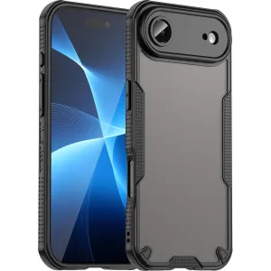 Phonesta Shockproof Armor Back Cover Hülle für Apple iPhone Air - Schwarz