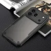 Phonesta Shockproof Armor Back Cover Hülle für HONOR 600 Pro - Schwarz 6