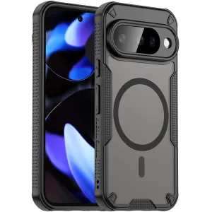 Phonesta Shockproof Armor Back Cover Hülle mit MagSafe für Google Pixel 10 - Schwarz