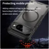 Phonesta Shockproof Armor Back Cover Hülle mit MagSafe für Google Pixel 10 - Schwarz 4