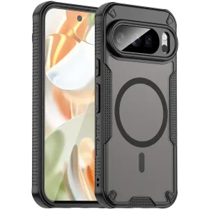Phonesta Shockproof Armor Back Cover Hülle mit MagSafe für Google Pixel 10 Pro - Schwarz