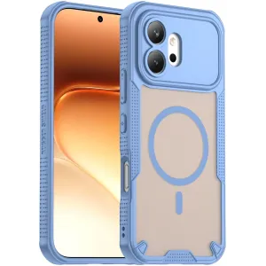 Phonesta Shockproof Armor Back Cover Hülle mit MagSafe für HONOR 600 - Blau