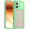 Phonesta Shockproof Armor Back Cover Hülle mit MagSafe für HONOR 600 - Grün 0