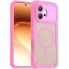 Phonesta Shockproof Armor Back Cover Hülle mit MagSafe für HONOR 600 - Rosa 0