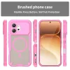 Phonesta Shockproof Armor Back Cover Hülle mit MagSafe für HONOR 600 - Rosa 1
