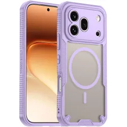 Phonesta Shockproof Armor Back Cover Hülle mit MagSafe für HONOR 600 Pro - Lila