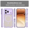 Phonesta Shockproof Armor Back Cover Hülle mit MagSafe für HONOR 600 Pro - Lila 1