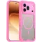 Phonesta Shockproof Armor Back Cover Hülle mit MagSafe für HONOR 600 Pro - Rosa
