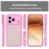 Phonesta Shockproof Armor Back Cover Hülle mit MagSafe für HONOR 600 Pro - Rosa 1