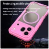 Phonesta Shockproof Armor Back Cover Hülle mit MagSafe für HONOR 600 Pro - Rosa 3