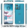 Phonesta Scratchproof Back Cover Hülle für Motorola Edge 40 Neo - Transparent 2