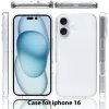 Phonesta Scratchproof Back Cover Hülle für Apple iPhone 16 - Transparent 2