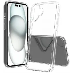 Phonesta Scratchproof Back Cover Hülle für Apple iPhone 16 Plus - Transparent