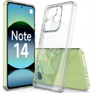 Phonesta Scratchproof Back Cover Hülle für Xiaomi Redmi Note 14 4G 164.8mm - Transparent