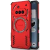 Phonesta Shield Armor Back Cover Hülle mit MagSafe für Nothing Phone (3a) - Rot 0