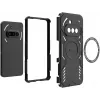Phonesta Shield Armor Back Cover Hülle mit MagSafe für Nothing Phone (3a) - Schwarz 6