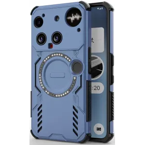 Phonesta Shield Armor Back Cover Hülle mit MagSafe für Nothing Phone (3) - Blau