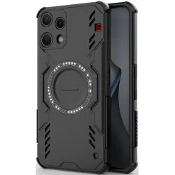 Phonesta Shield Armor Back Cover Hülle mit MagSafe für Nothing Phone (3a) Lite - Schwarz