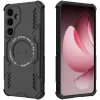 Phonesta Shield Armor Back Cover Hülle mit MagSafe für Samsung Galaxy S25/S24 - Schwarz 3