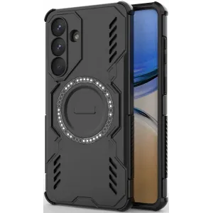 Phonesta Shield Armor Back Cover Hülle mit MagSafe für Samsung Galaxy S26 Plus - Schwarz