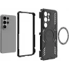 Phonesta Shield Armor Back Cover Hülle mit MagSafe für Samsung Galaxy S26 Ultra - Schwarz 5