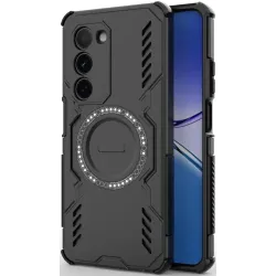 Phonesta Shield Armor Back Cover Hülle mit MagSafe für Oppo A5/A5m - Schwarz