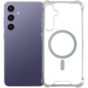 Phonesta Shockproof MagSafe Back Cover Hülle für Samsung Galaxy S25/S24 - Transparent