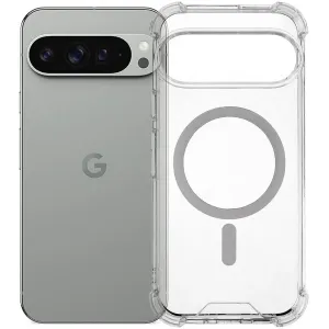 Phonesta Shockproof MagSafe Back Cover Hülle für Google Pixel 9 Pro XL - Transparent