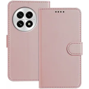 Phonesta Smooth Skin Book Wallet Klapphülle für OnePlus 13 - Roségold