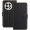 Phonesta Smooth Skin Book Wallet Klapphülle für OnePlus 13R - Schwarz
