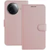 Phonesta Smooth Skin Book Wallet Klapphülle für Xiaomi Poco F7 Pro/F7 Ultra - Roségold