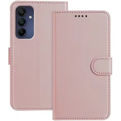 Phonesta Smooth Skin Book Wallet Klapphülle für Samsung Galaxy A16 - Roségold