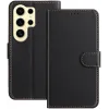 Phonesta Smooth Skin Book Wallet Klapphülle für Samsung Galaxy S24 Ultra - Schwarz