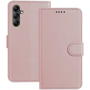 Phonesta Smooth Skin Book Wallet Klapphülle für Samsung Galaxy A15 4G/5G - Roségold