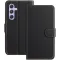 Phonesta Smooth Skin Book Wallet Klapphülle für Samsung Galaxy A55 - Schwarz