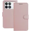 Phonesta Smooth Skin Book Wallet Klapphülle für Xiaomi 14T Pro - Roségold