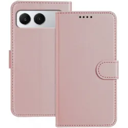 Phonesta Smooth Skin Book Wallet Klapphülle für OnePlus Nord 4 - Roségold