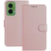 Phonesta Smooth Skin Book Wallet Klapphülle für Motorola Moto G35 - Roségold