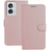 Phonesta Smooth Skin Book Wallet Klapphülle für Motorola Moto G85/Edge 50 Fusion - Roségold