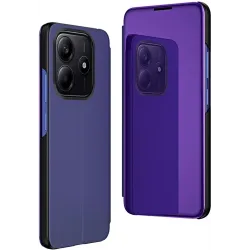 Phonesta Smart Mirror View Book Klapphülle für Xiaomi Redmi Note 14 4G - Indigo