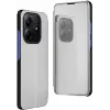 Phonesta Smart Mirror View Book Klapphülle für Xiaomi Redmi Note 14 4G - Silber 0