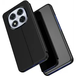 Phonesta Smart Mirror View Book Klapphülle für Xiaomi Redmi Note 14 Pro 5G / Xiaomi Poco X7 - Schwarz