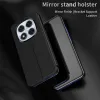 Phonesta Smart Mirror View Book Klapphülle für Xiaomi Redmi Note 14 Pro 5G / Xiaomi Poco X7 - Schwarz 1